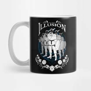 Illusion - D&D Magic School Series: White Text Mug